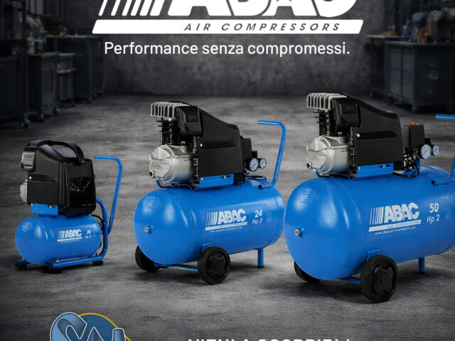Compressori ABAC: potenza, affidabilità e performance per ogni esigenza di lavoro