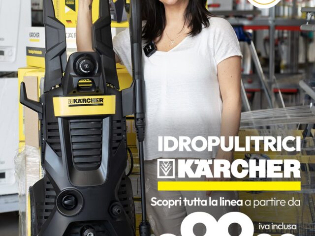 Idropulitrici Kärcher da Millo: potenza e praticità per le pulizie di casa