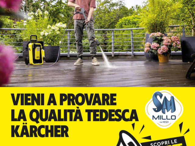 Kärcher Demo Day da Millo: prova la qualità tedesca e scopri le offerte speciali